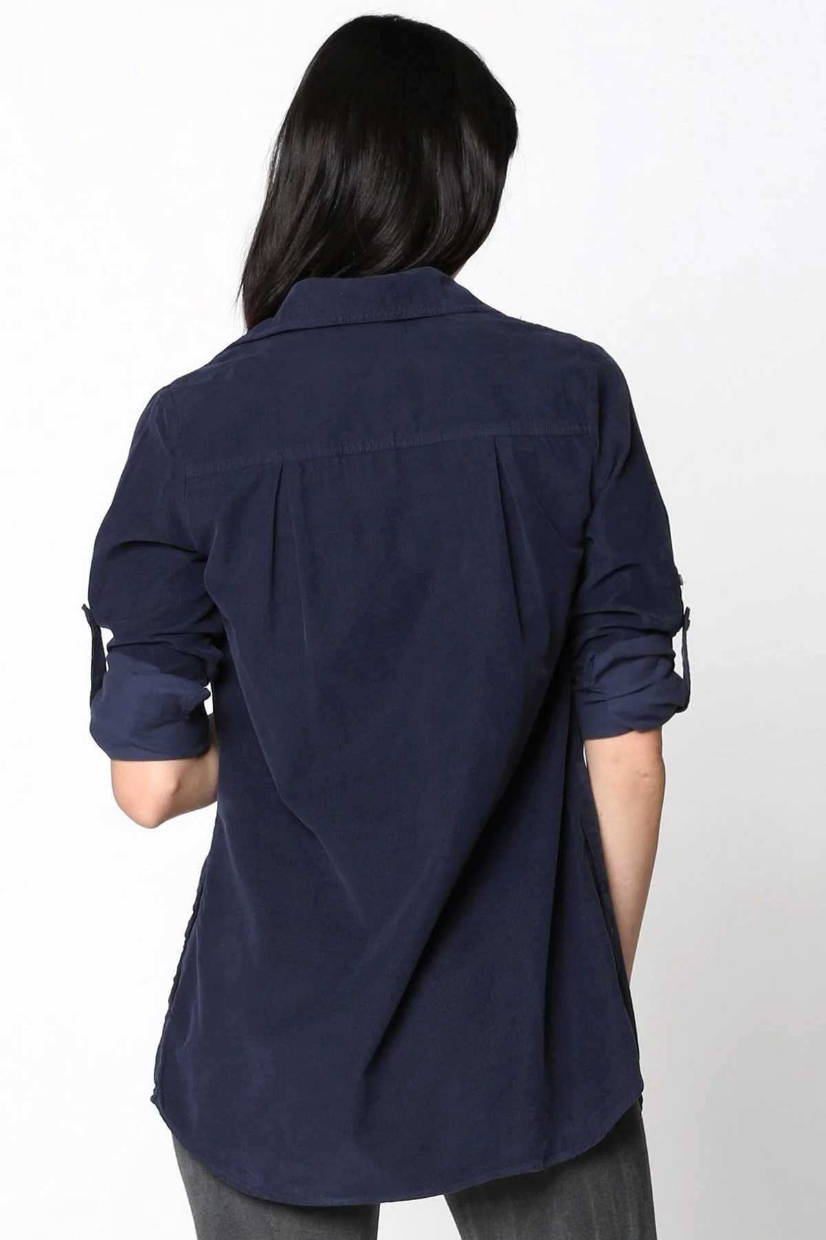 Reporter Soft Voile Button-Down Blouse - Ysmruns