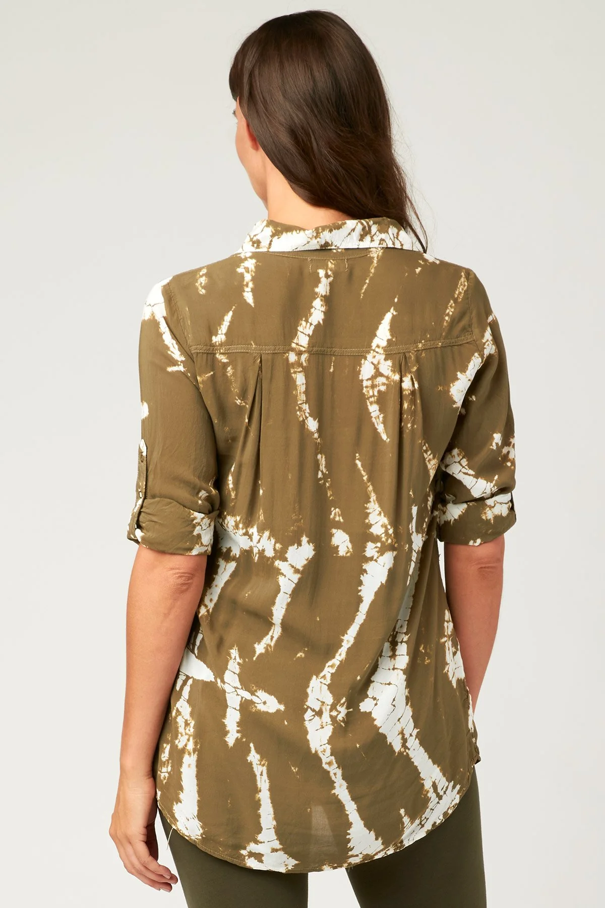 Reporter Soft Voile Button-Down Blouse - Ysmruns