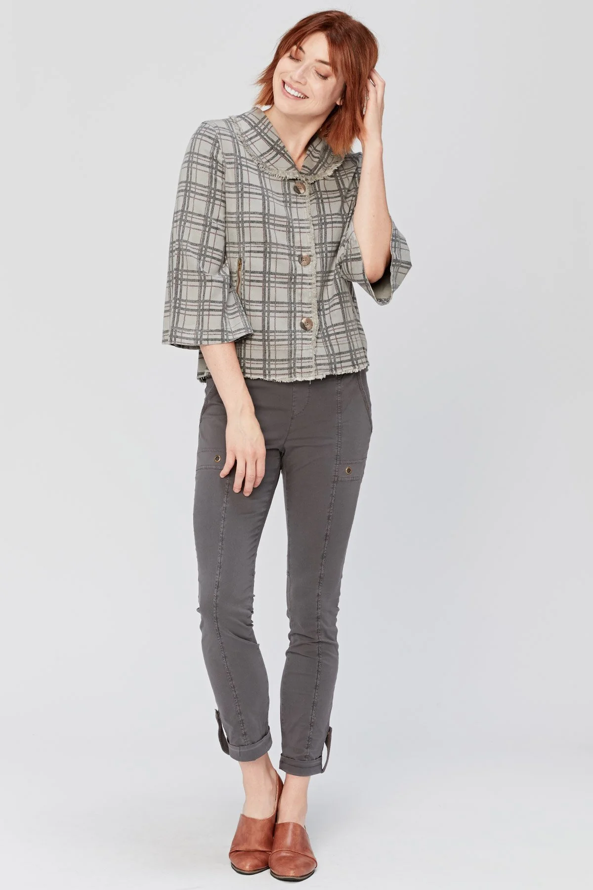 Boxy Plaid Blazer - Ysmruns