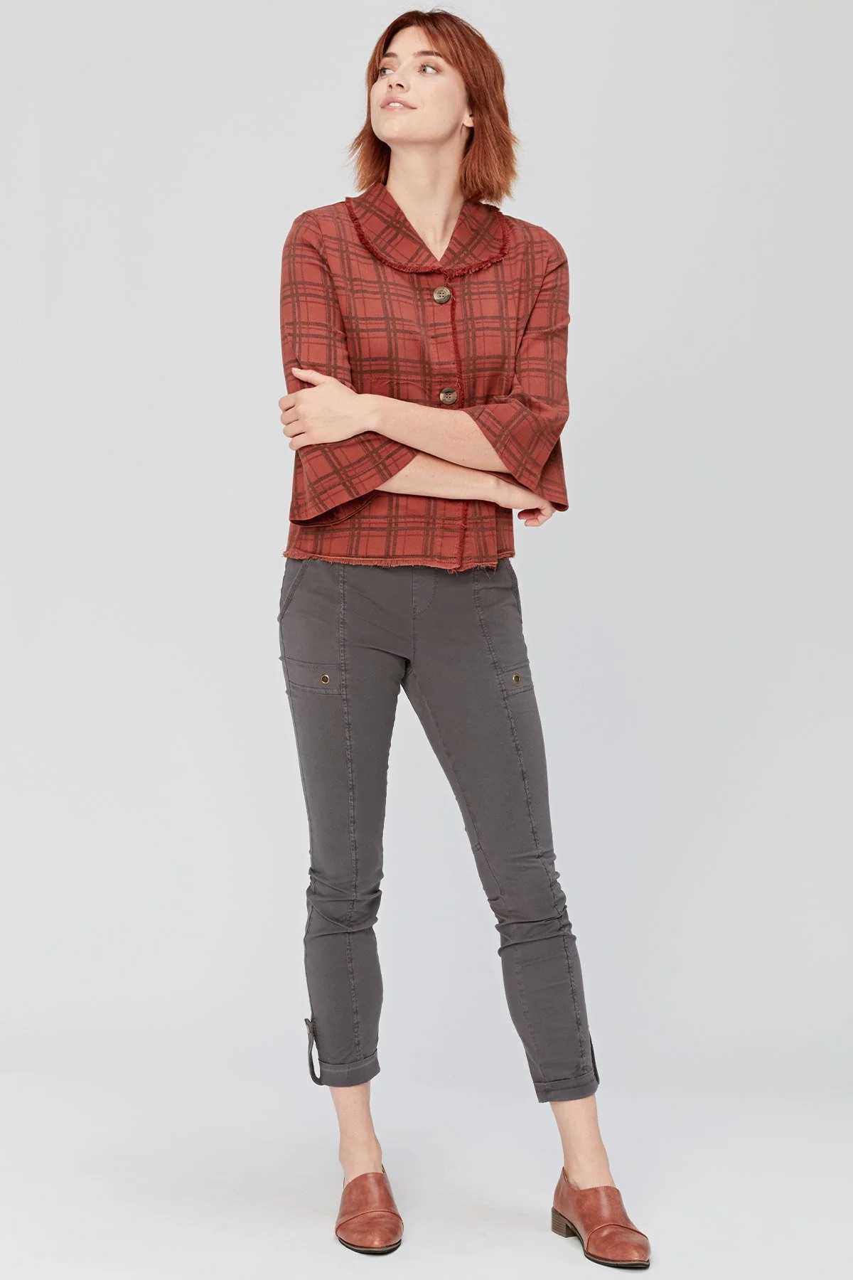 Boxy Plaid Blazer - Ysmruns