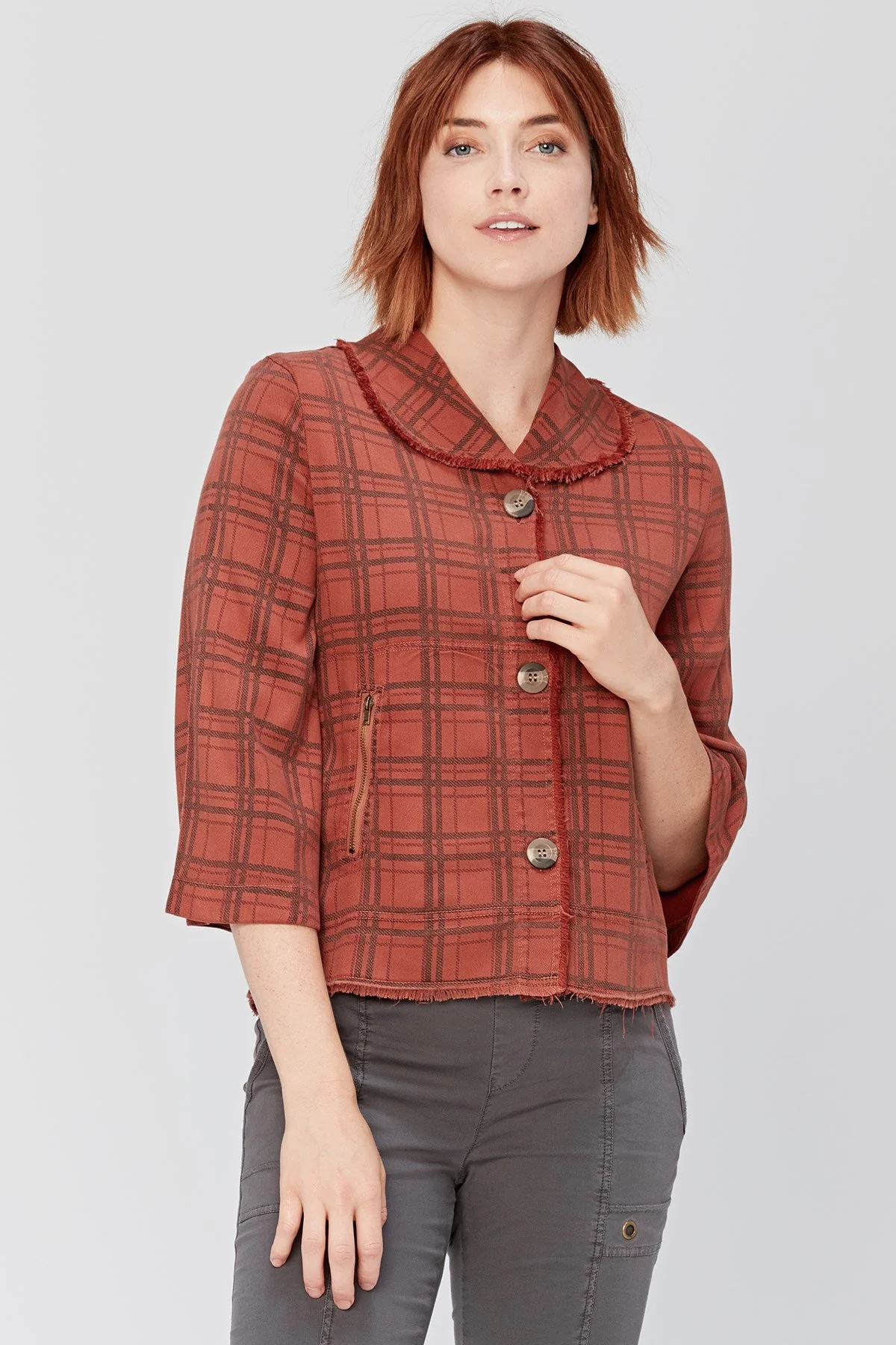 Boxy Plaid Blazer - Ysmruns