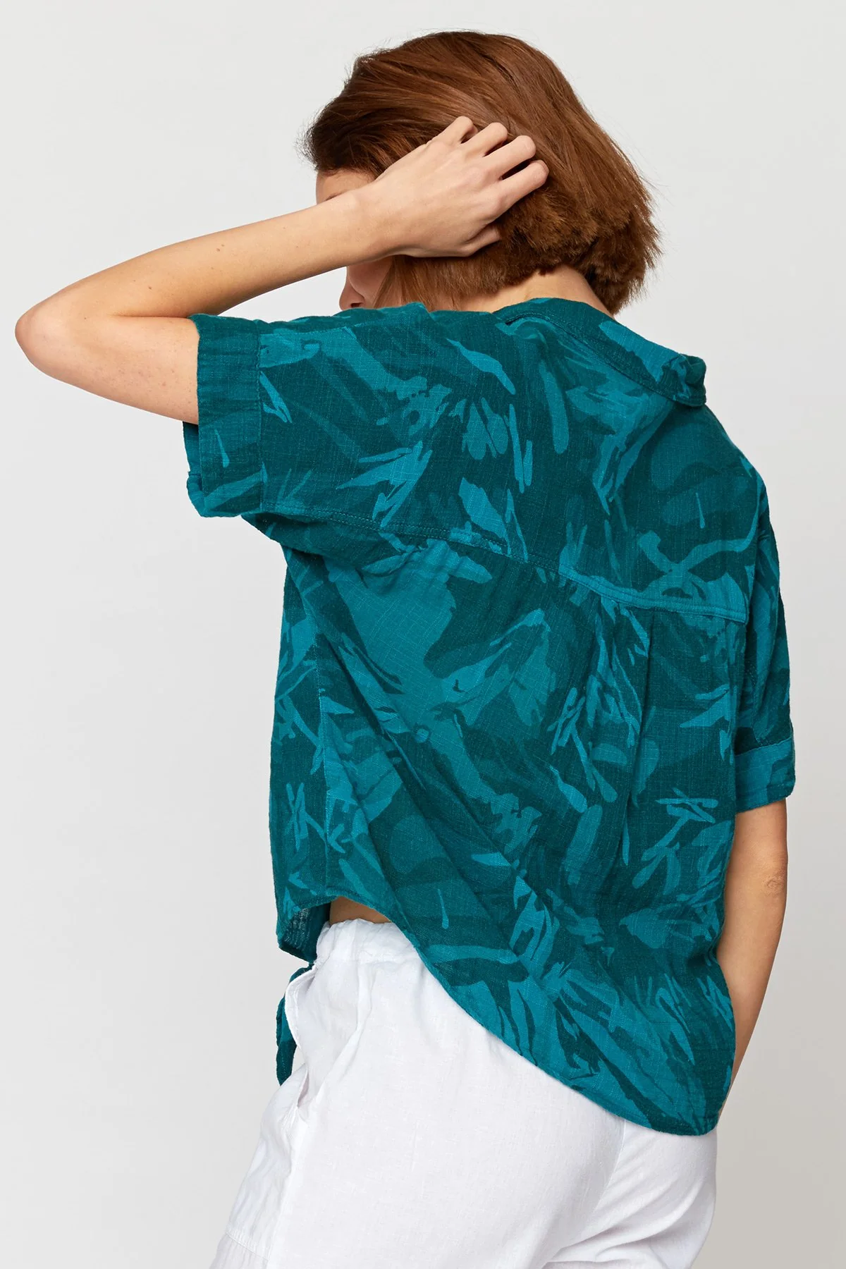 Printed Teagan Tie Top - Ysmruns