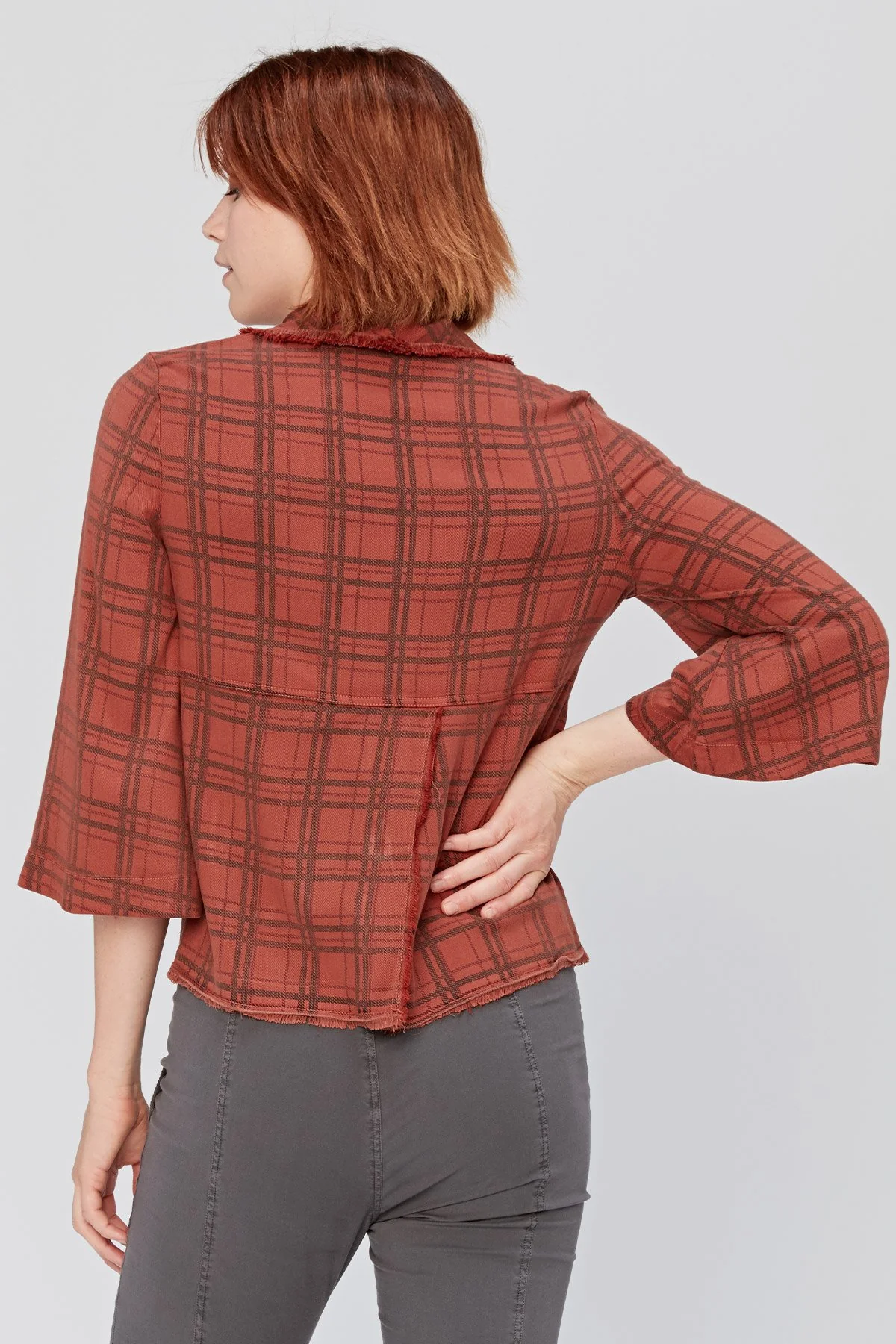 Boxy Plaid Blazer - Ysmruns