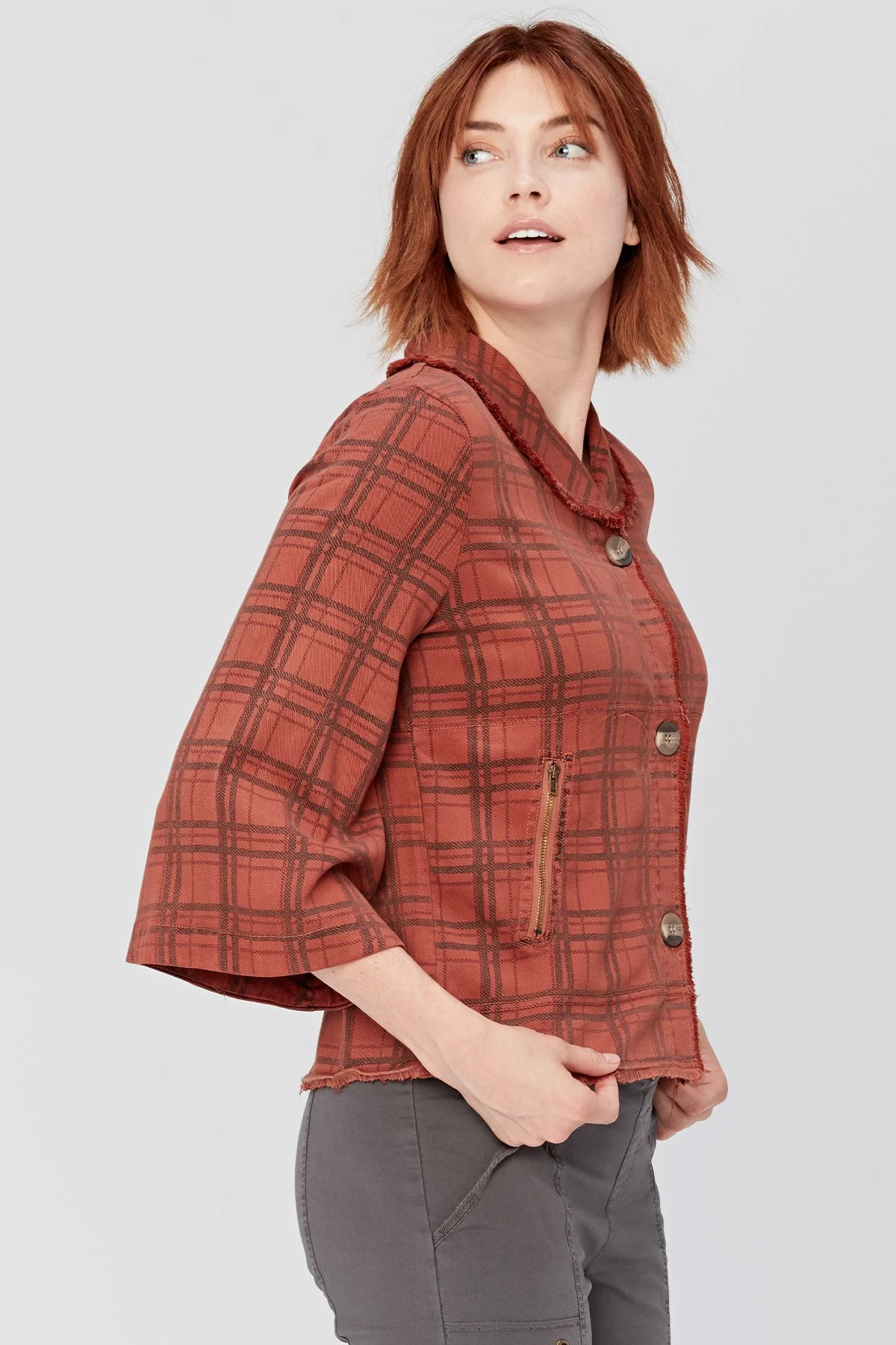 Boxy Plaid Blazer - Ysmruns