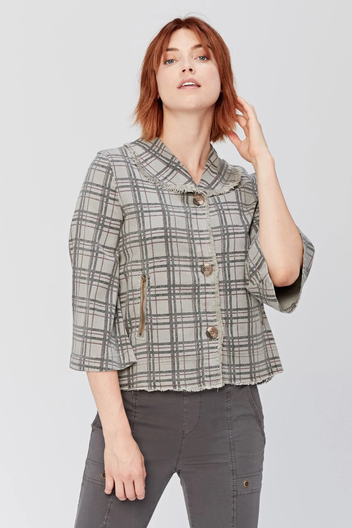 Boxy Plaid Blazer - Ysmruns